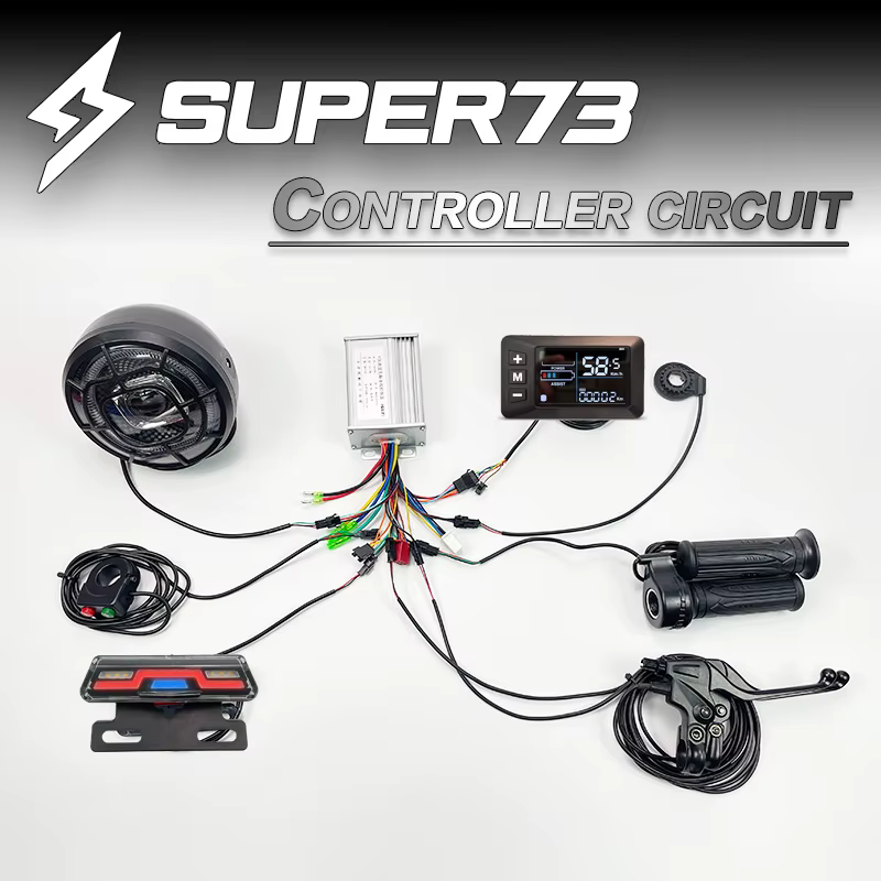 Super73 véhicule électrique 48V 400W500W550W1000W contrôleur ensemble complet de modification de circuit et mise à