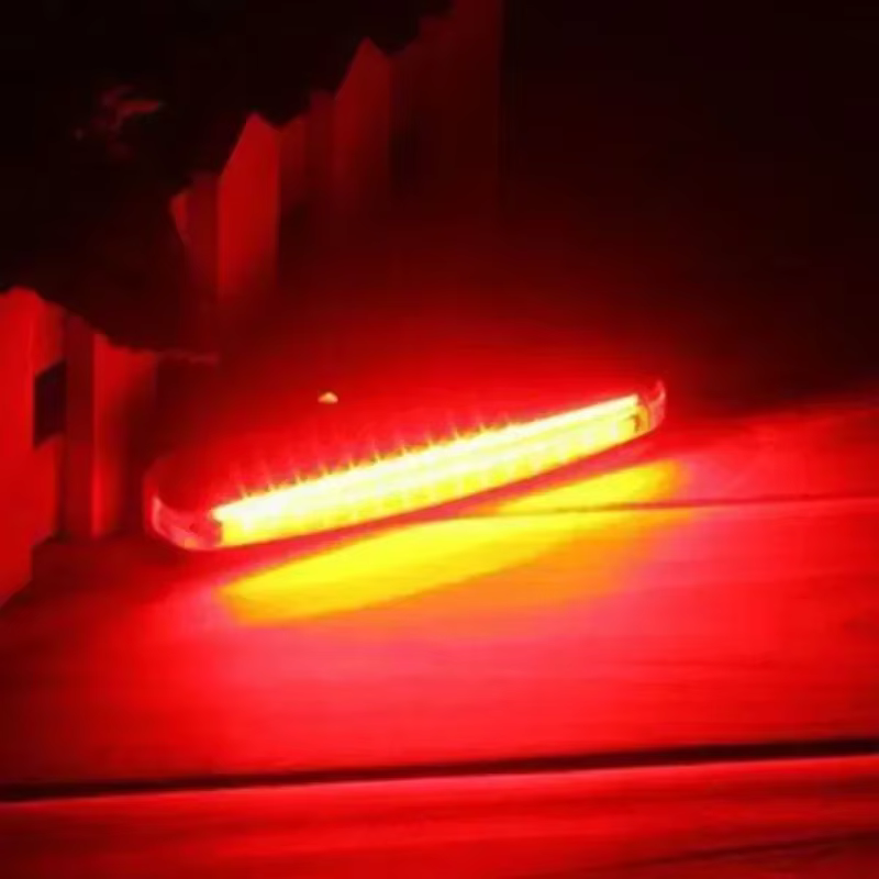 Feu arrière de vélo à reflets COB LED