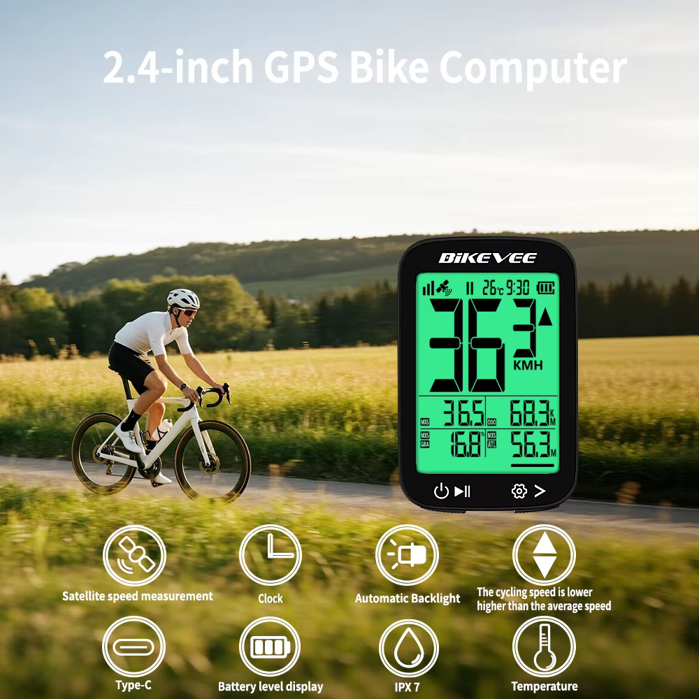 Compteur de vitesse de vélo GPS