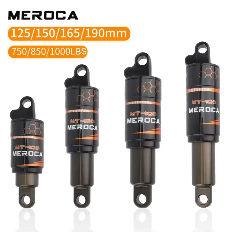 Amortisseur arrière de vélo MEROCA 125/150/165/190 mm, amortisseur à ressort à huile pour VTT