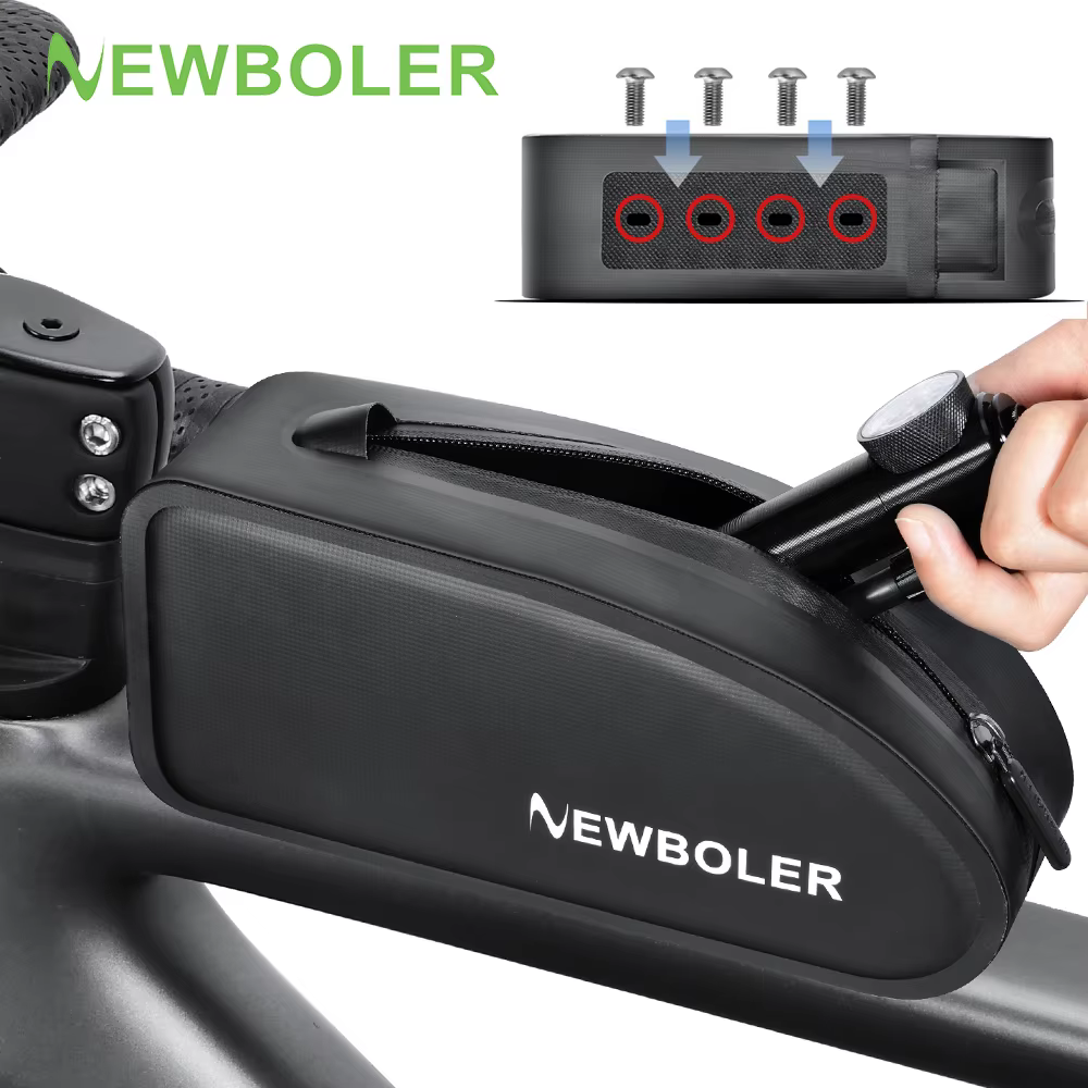 NEWBOLER sac de vélo de gravier étanche TPU sac de Tube supérieur