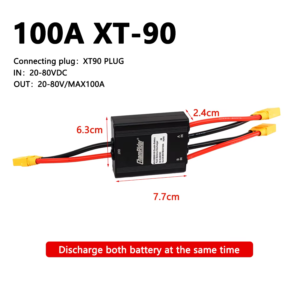 Convertisseur de décharge de batterie double