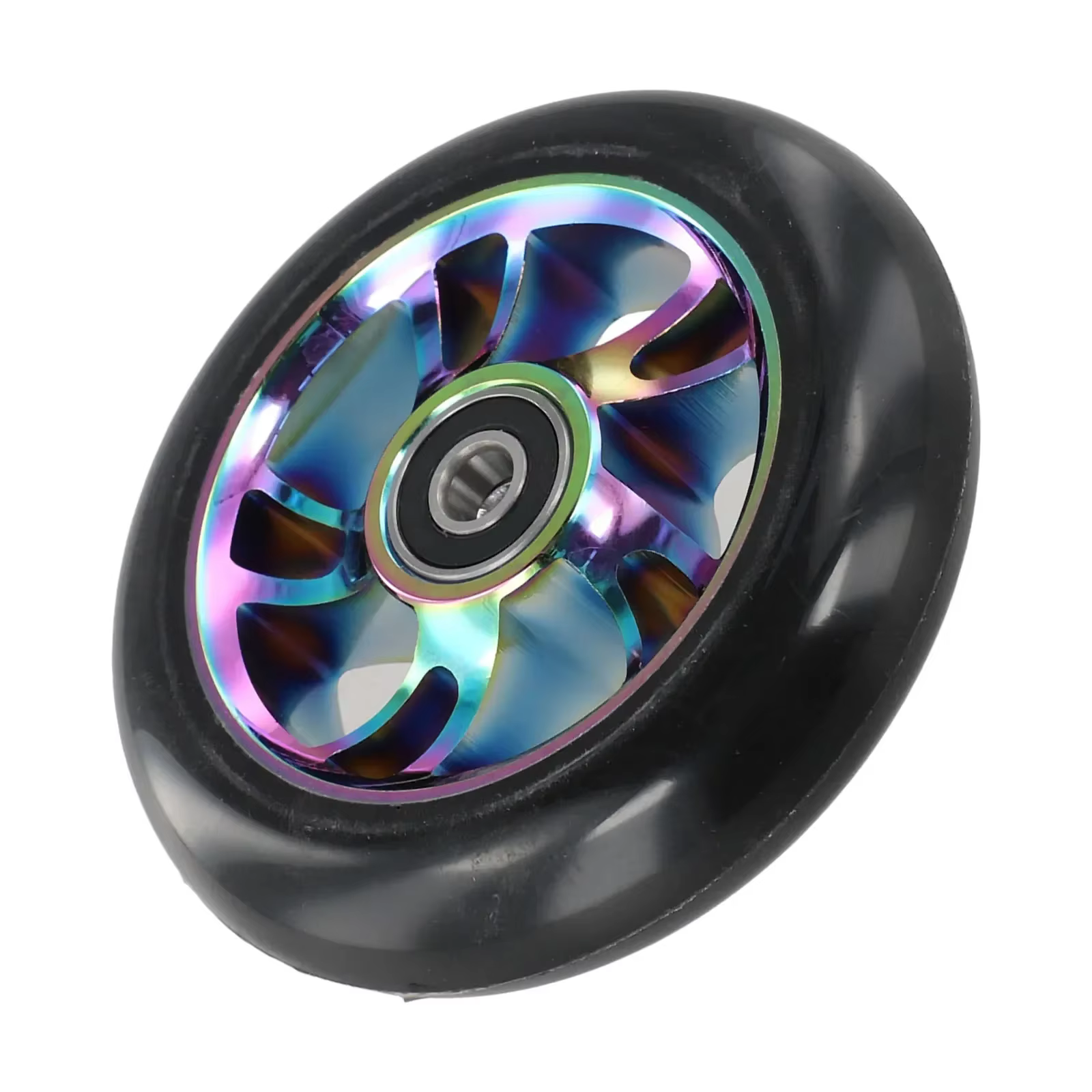 Pour les Sports extrêmes 100mm 3.9 pouces Pro roues de Scooter en alliage d'aluminium conception de moyeu de roue