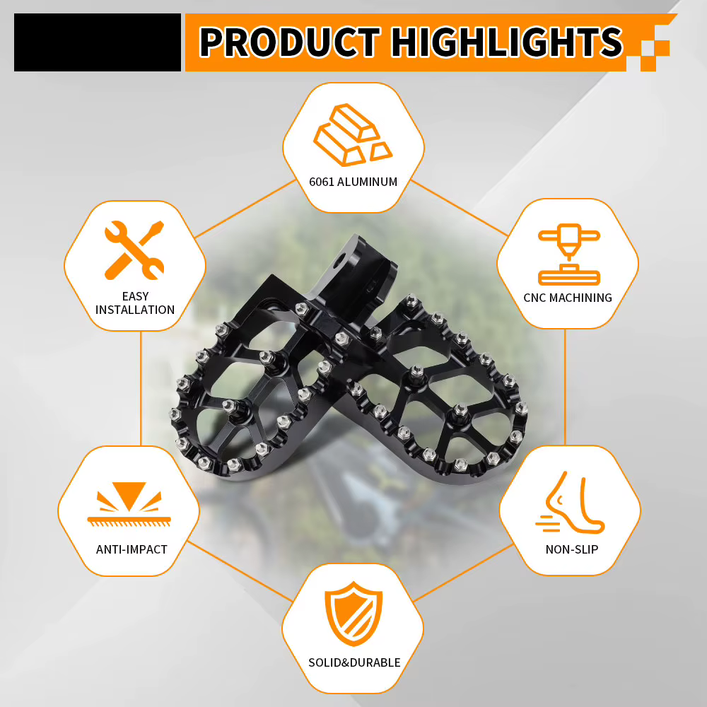 Repose-pieds pour moto électrique tout-terrain Surron Lightbee Talaria