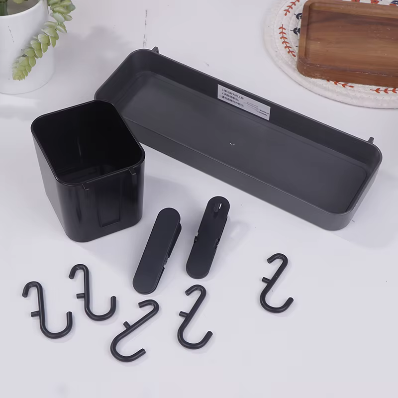 Accessoires muraux, organisateur mural, affichage de montage, Kit de panneaux perforés, panneau de rangement d'outils, support de panneau, salle de bains et cuisine