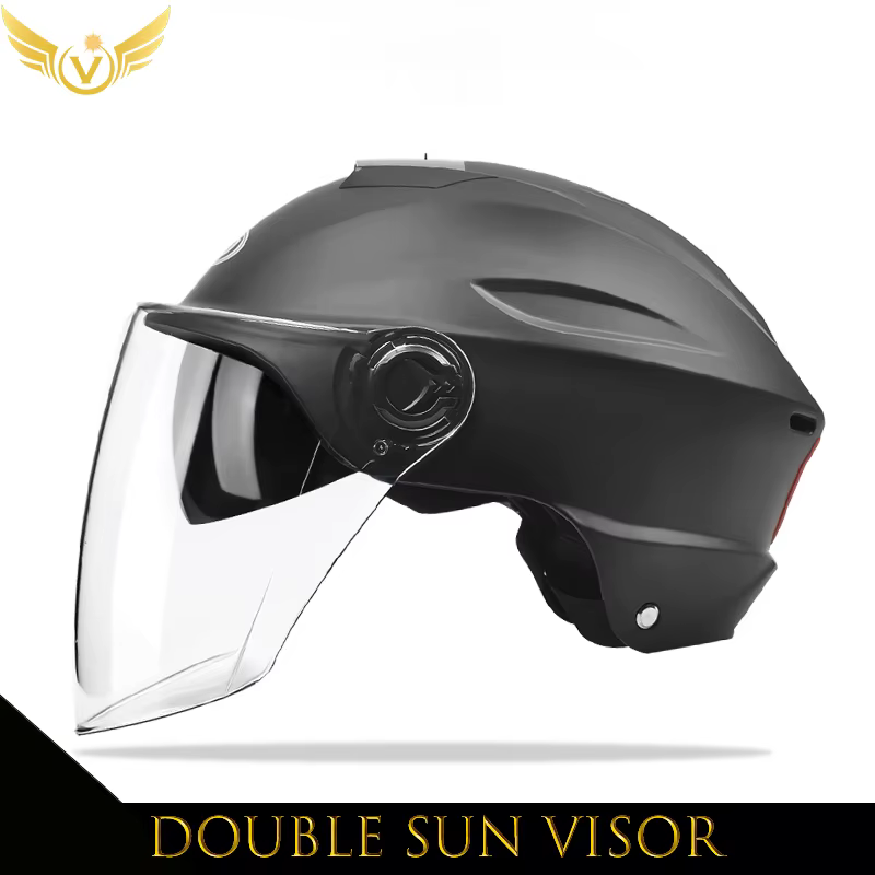 V casque de Scooter électrique été V Chopper casques de Moto cascade de sécurité Soman Articles urbains femme hommes