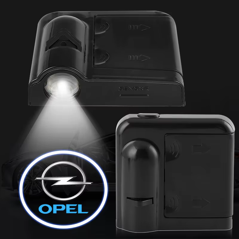 Projecteur de porte de voiture LED, lampe d'ombre, accessoires de voiture pour Opel Astra j Insignia Astra g Corsa Zafira b Mokka Vivaro Meriva