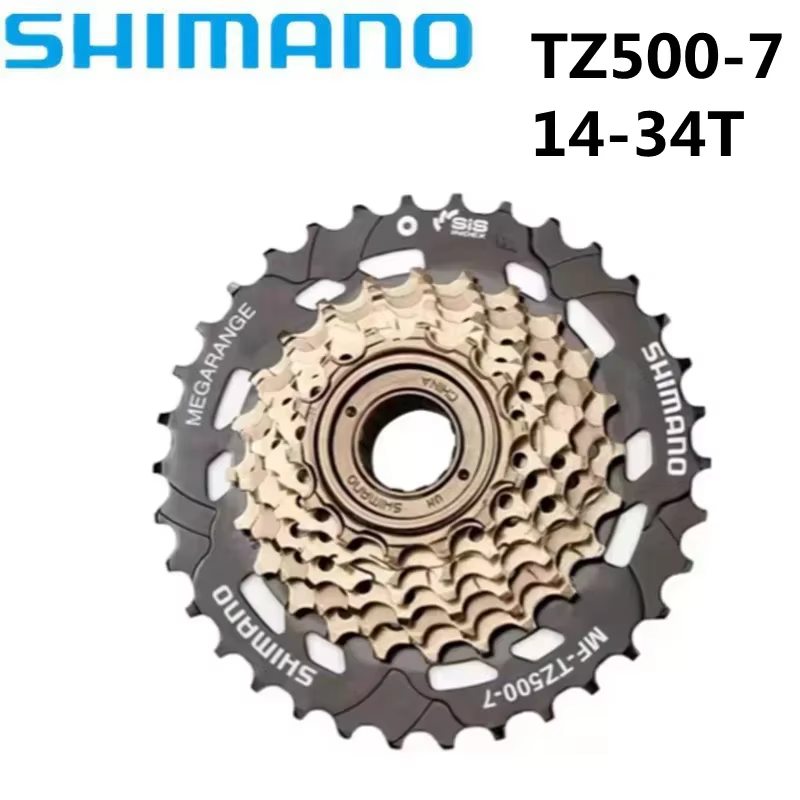 SHIMANO TOURNEY TZ500 6/7 vitesses Cassette VTT roue libre fil métallique pignon 14-28/34T pièce de vélo d'origine
