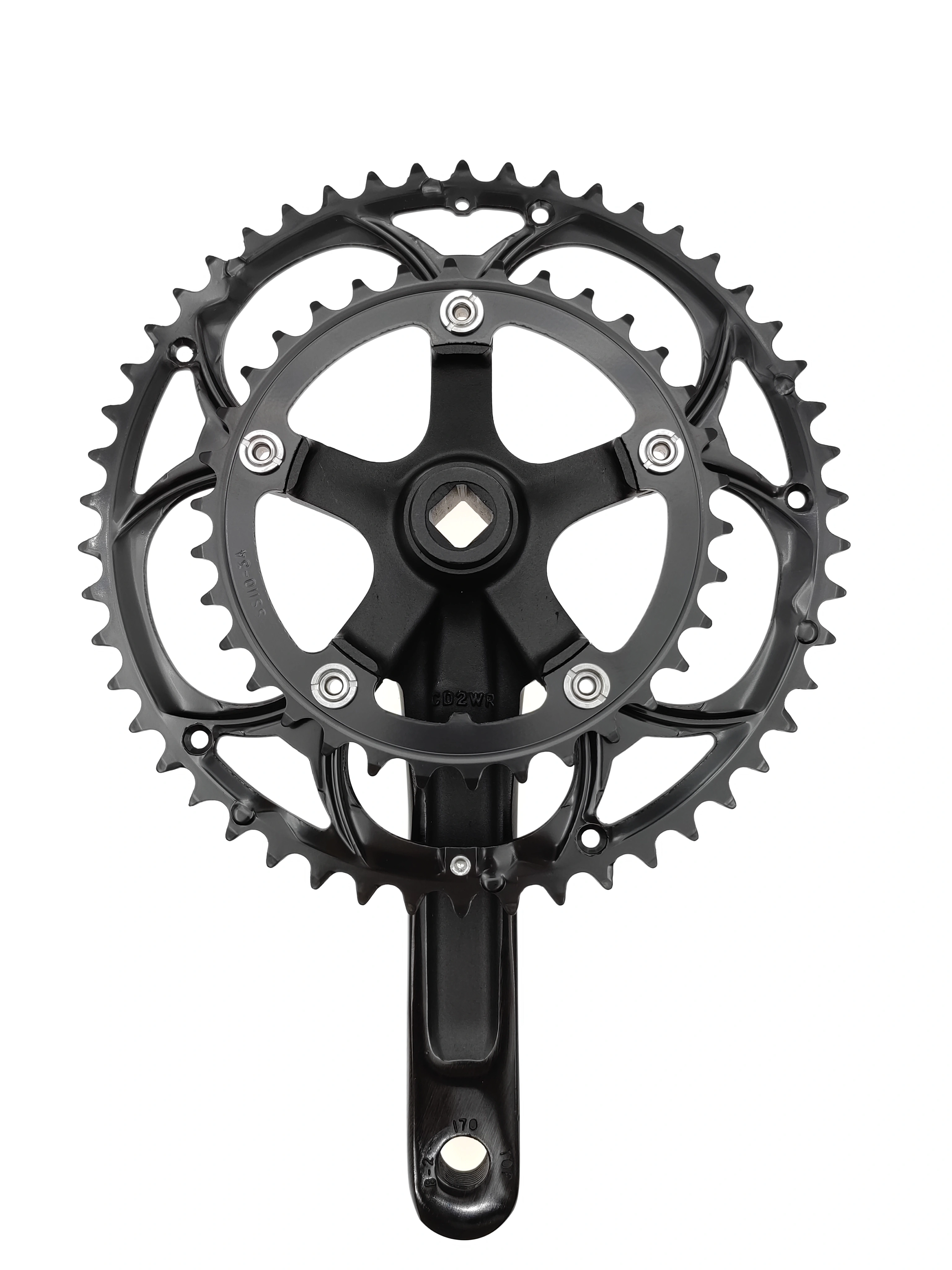 50/34T pédalier de vélo de route BCD 110mm 8/9 vitesses trou de diamant Double pignons pièces de manivelle