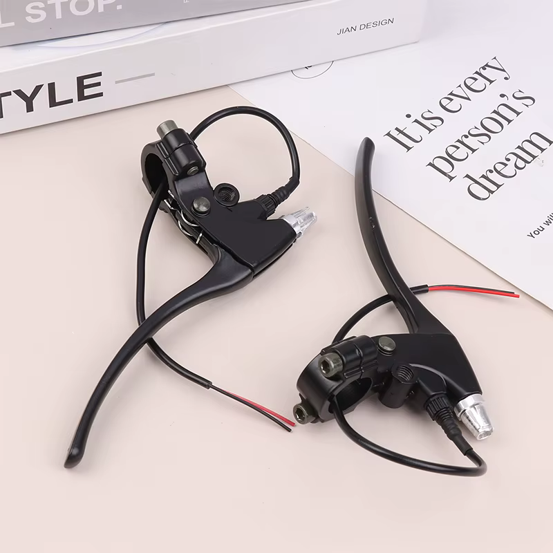 1 paire de leviers de frein arrière de vélo électrique
