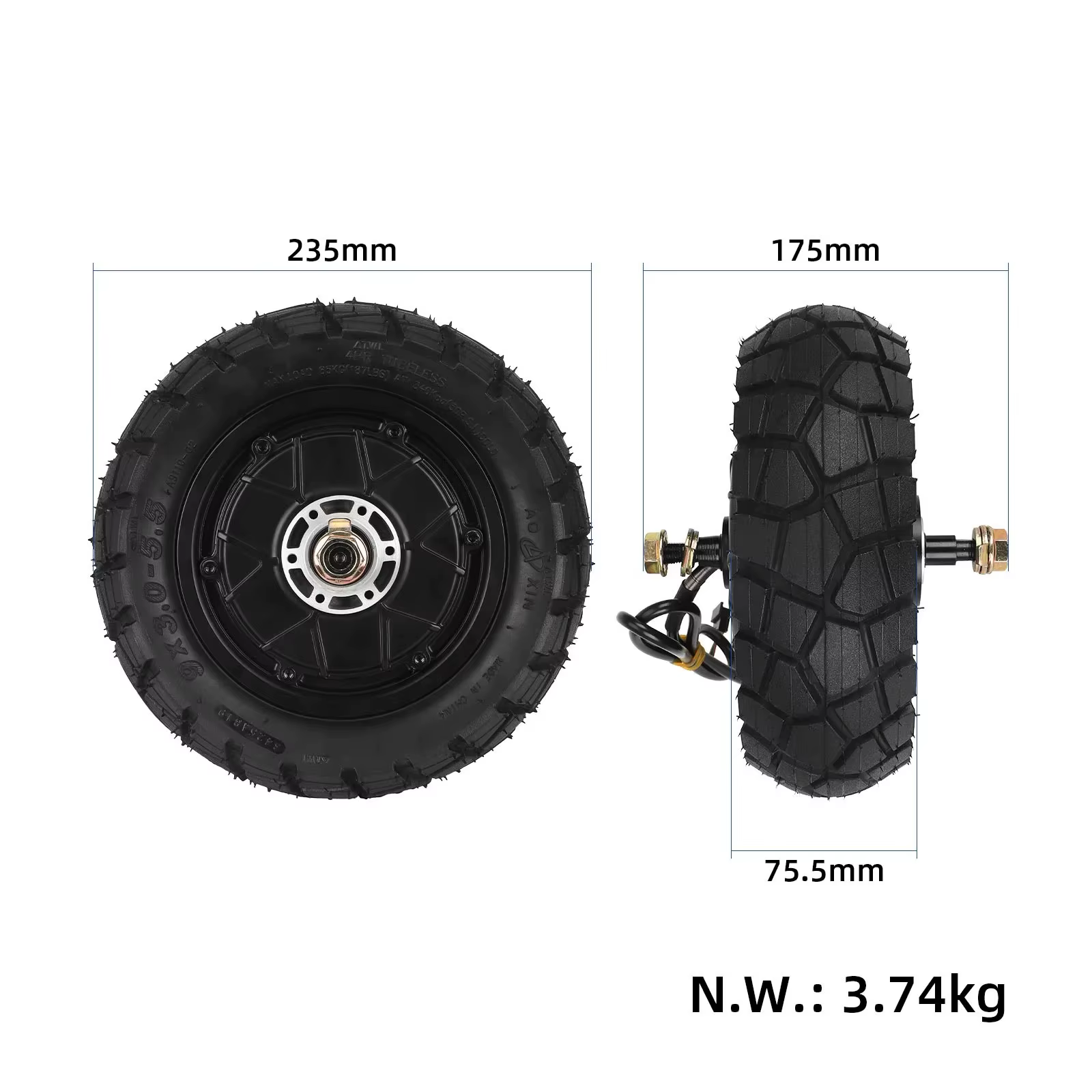 Moteur d'origine 48V 600W pour scooter électrique Kukirin G2 Pro 2024