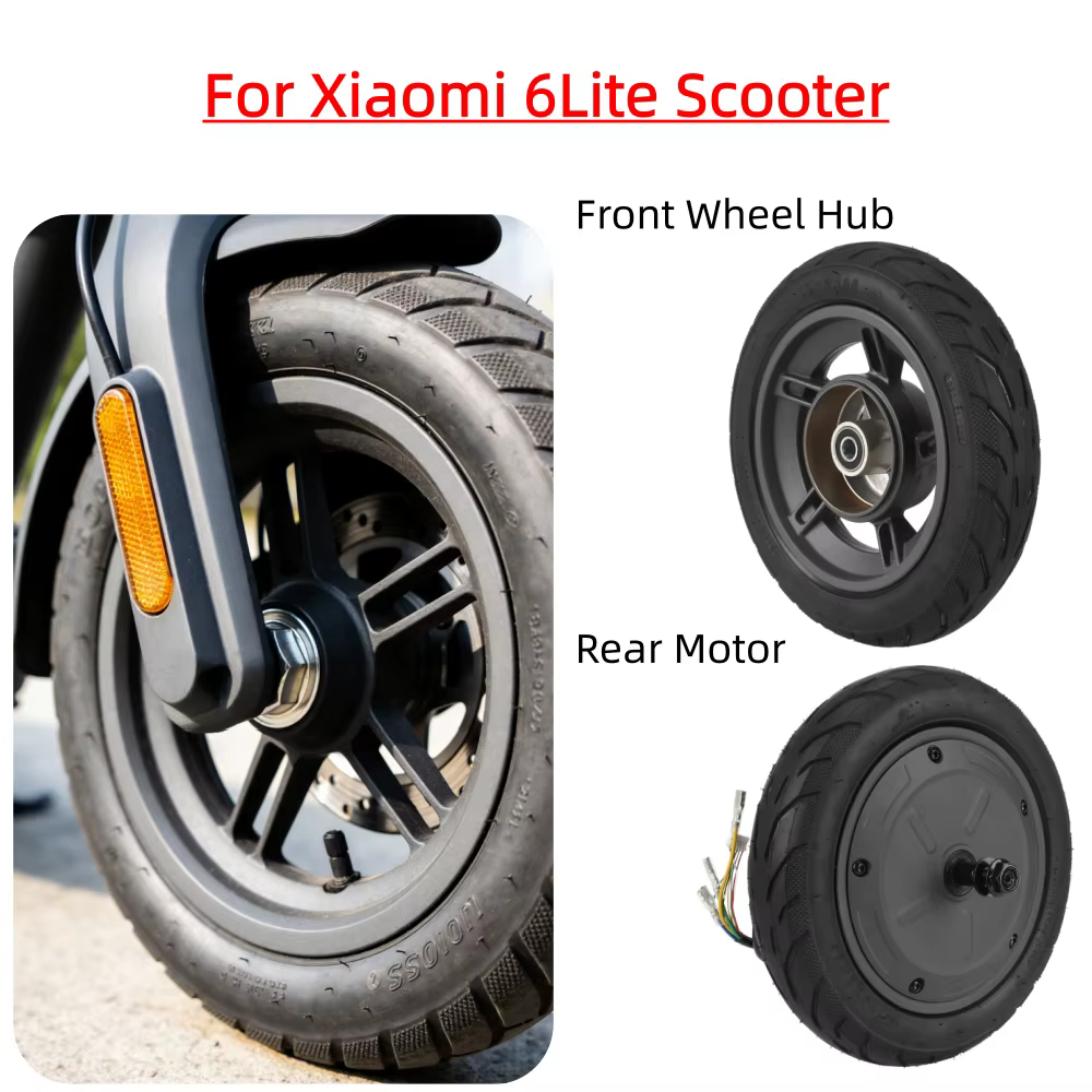 Roue moteur de trottinette originale de 10 pouces avec pneu tubeless 10x2.125