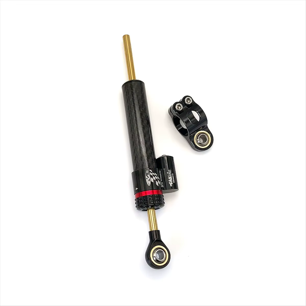Amortisseur de direction réglable en fibre de carbone pour trottinette électrique Diandian For Thunder CNC