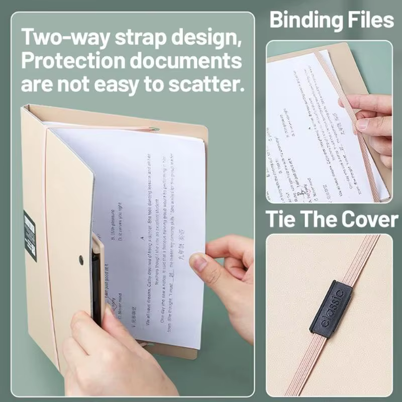 Dossiers pliables A4, dossier A5, planche pliante A4, dossier de rangement pour papiers de test pour étudiants, dossier d'organisation, dossier de contrats