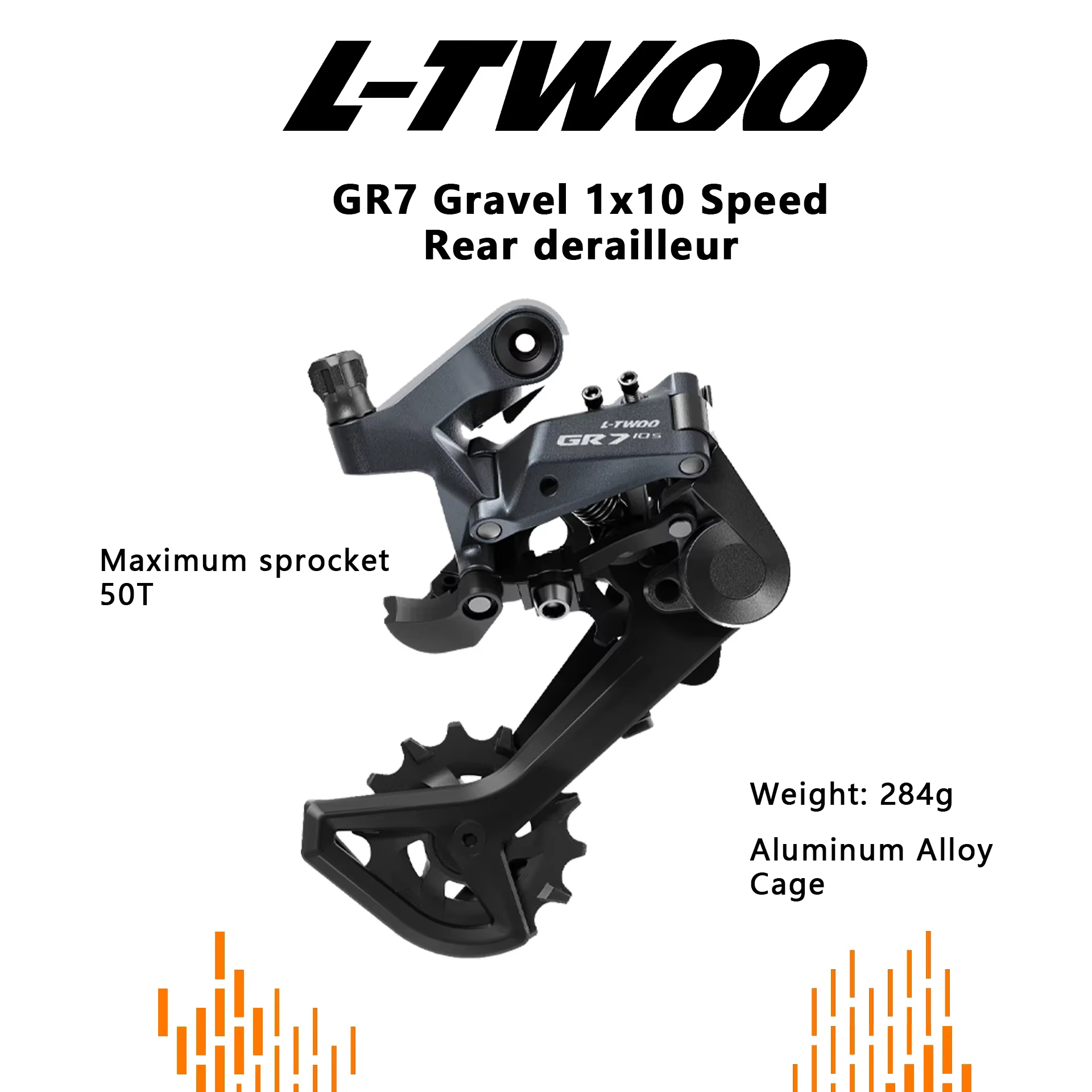 Groupe de transmission LTWOO GR7 1x10 vitesses pour route