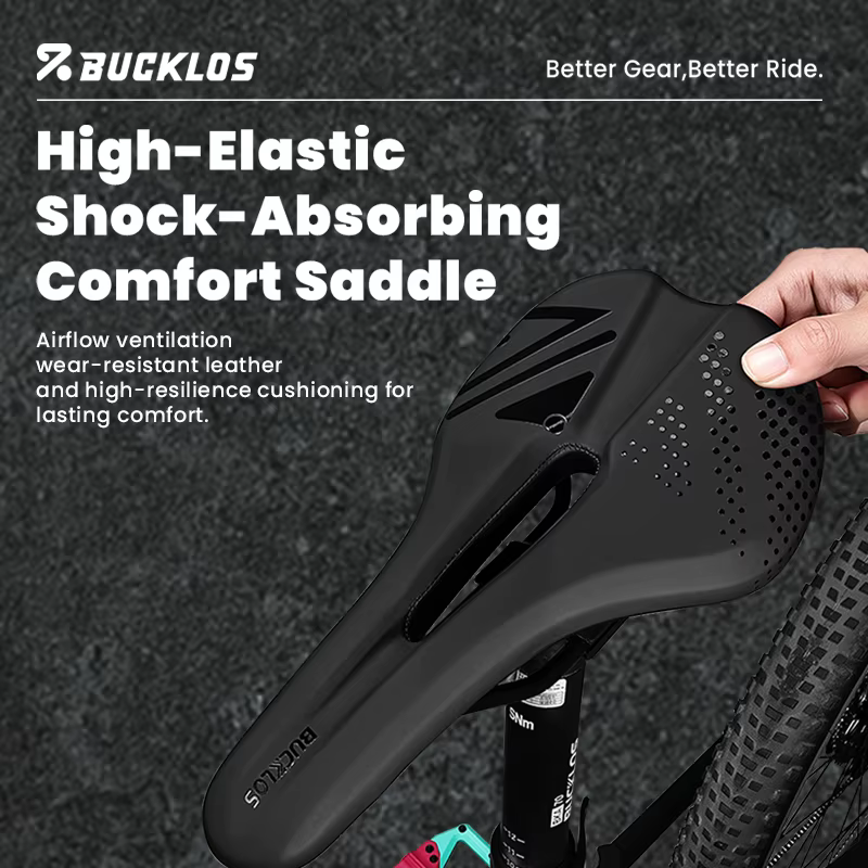 Selle de vélo BUCKLOS confortable pour VTT et vélo de route