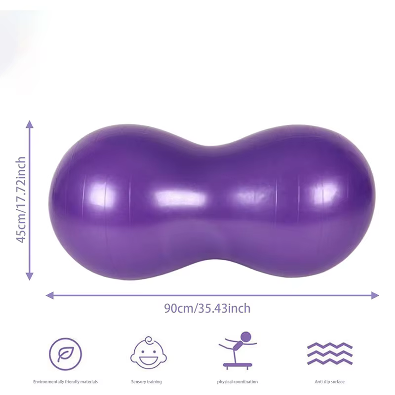 Balle de Yoga boule d'arachide balle d'équilibre accessoires de Pilates équipement de Fitness à domicile femmes enceintes exercice de rééducation balle de Yoga