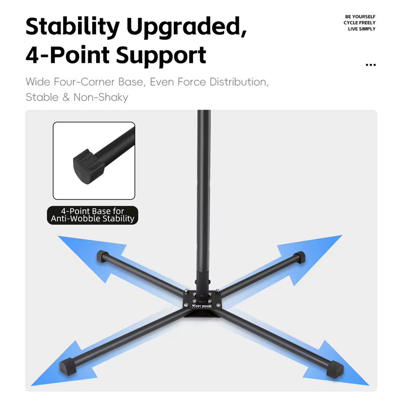 Support de vélo vertical WEST BIKING pour garage
