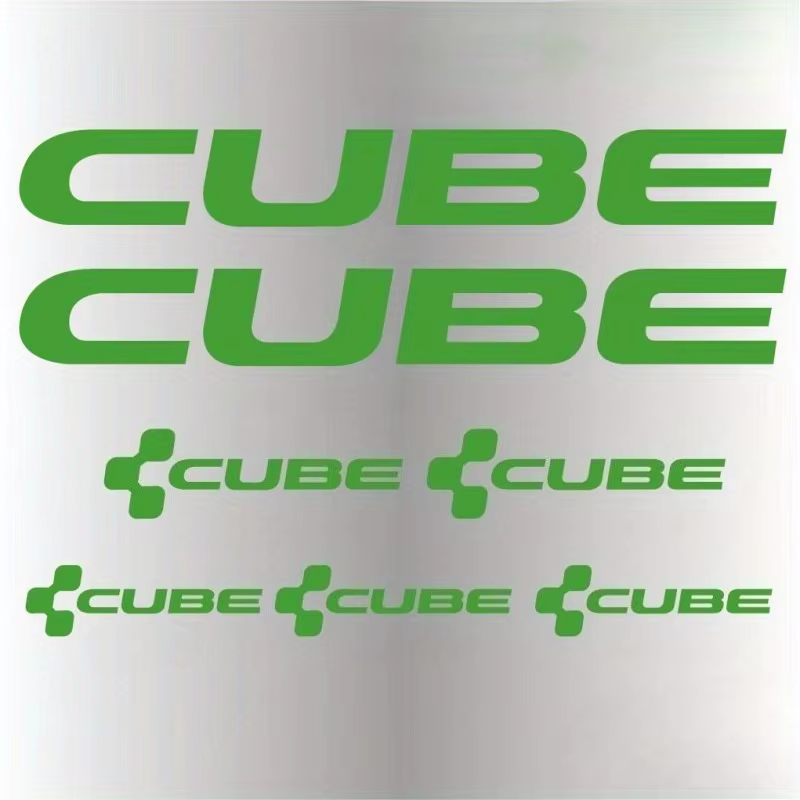 1 ensemble d'autocollants avec logo de vélo de sport