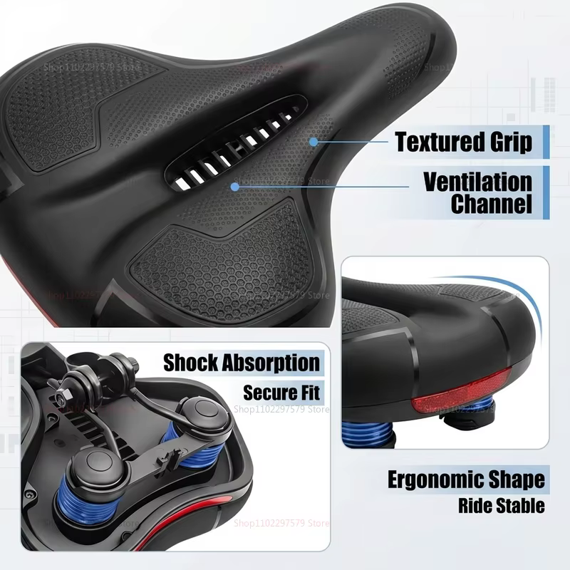 Selle de vélo de montagne robuste et confortable