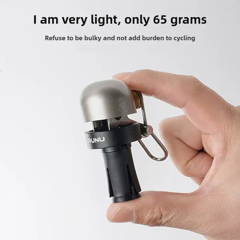 Sonnette d'alarme de vélo en alliage d'aluminium