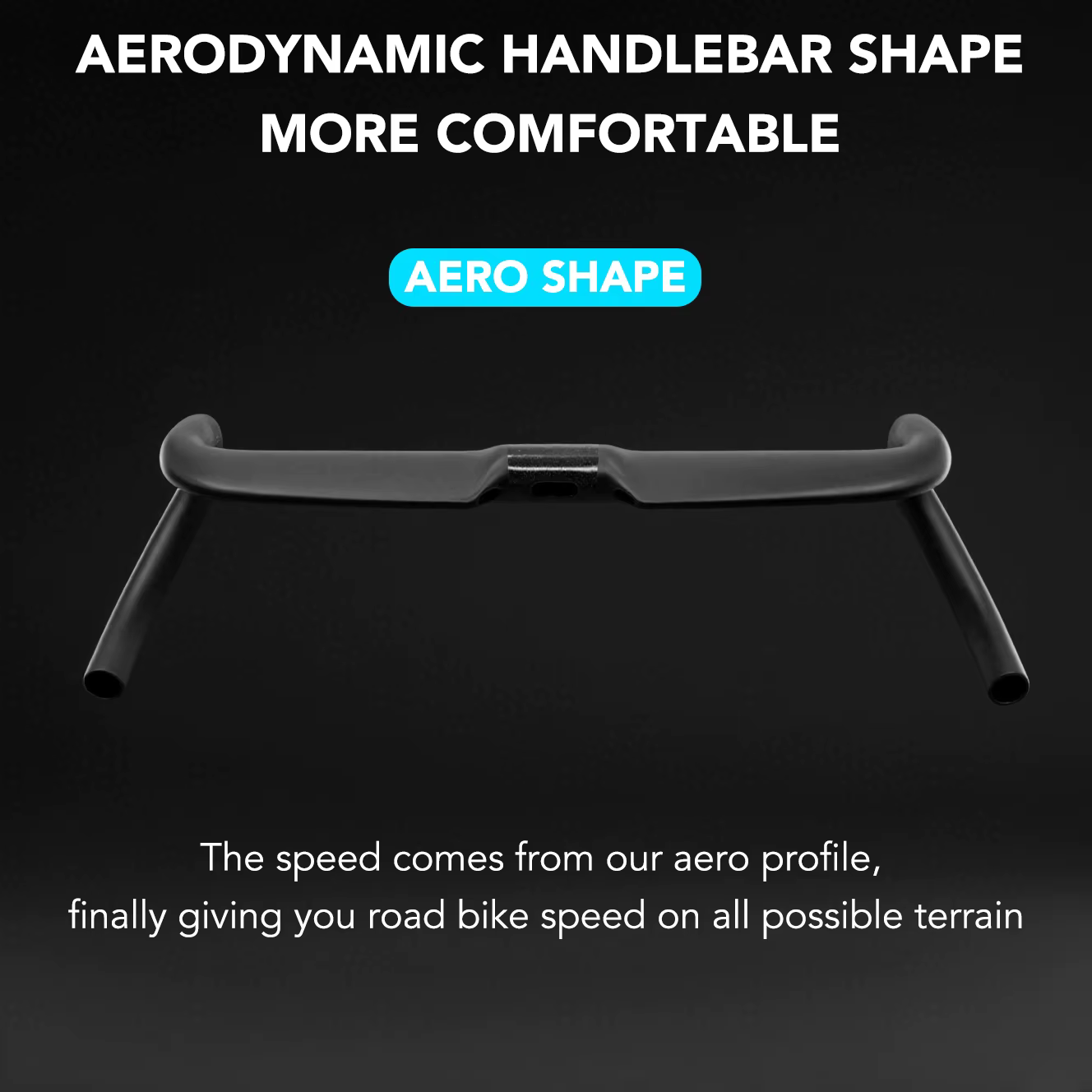 BERIJIE – guidon Aero gravier entièrement en carbone