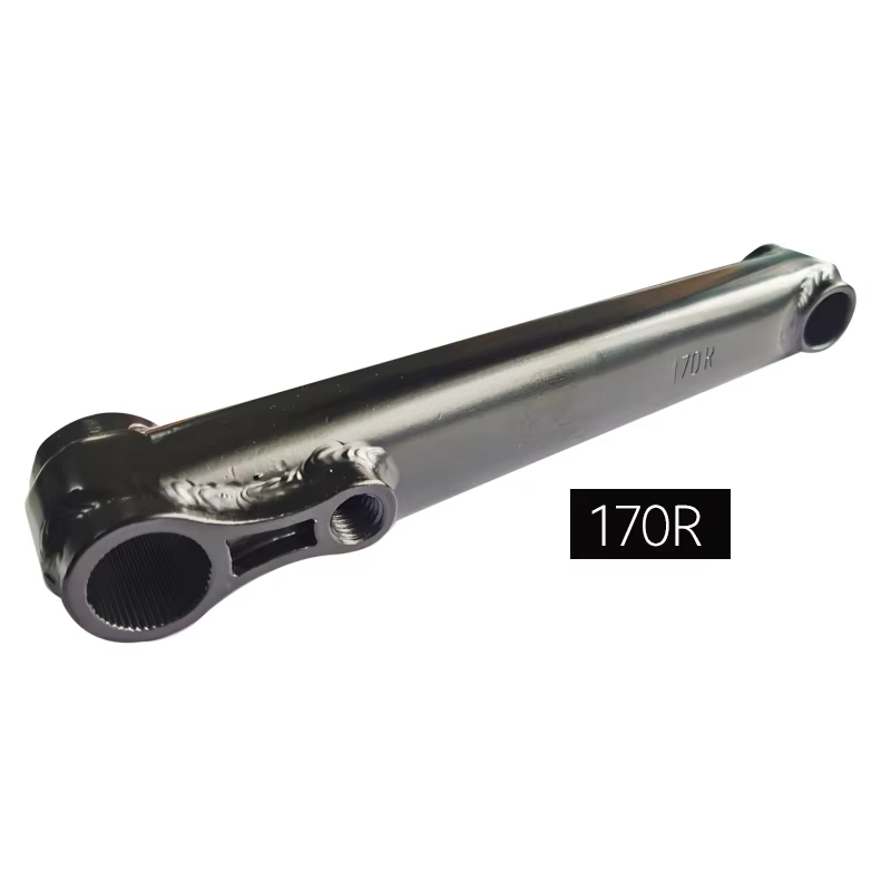 Pédalier de vélo BMX en acier chromé noir CRMO 48T * 19MM * 170MM 9/16 mi BB/Euro BB/espagnol BB/BB américain