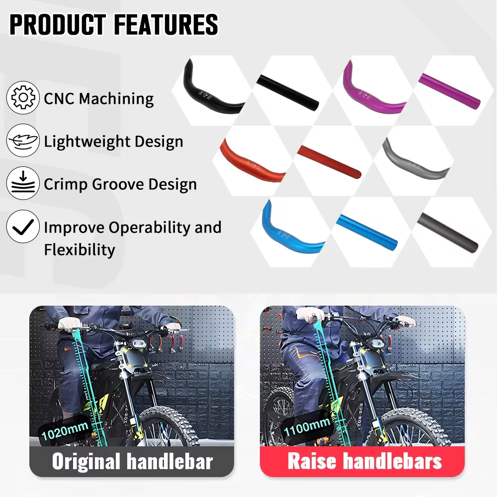 Guidon de moto pour sur-ron