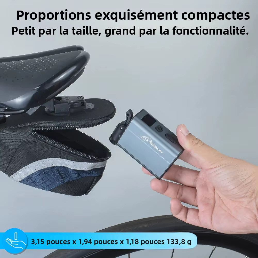 Mini pompe à vélo électrique 120 PSI