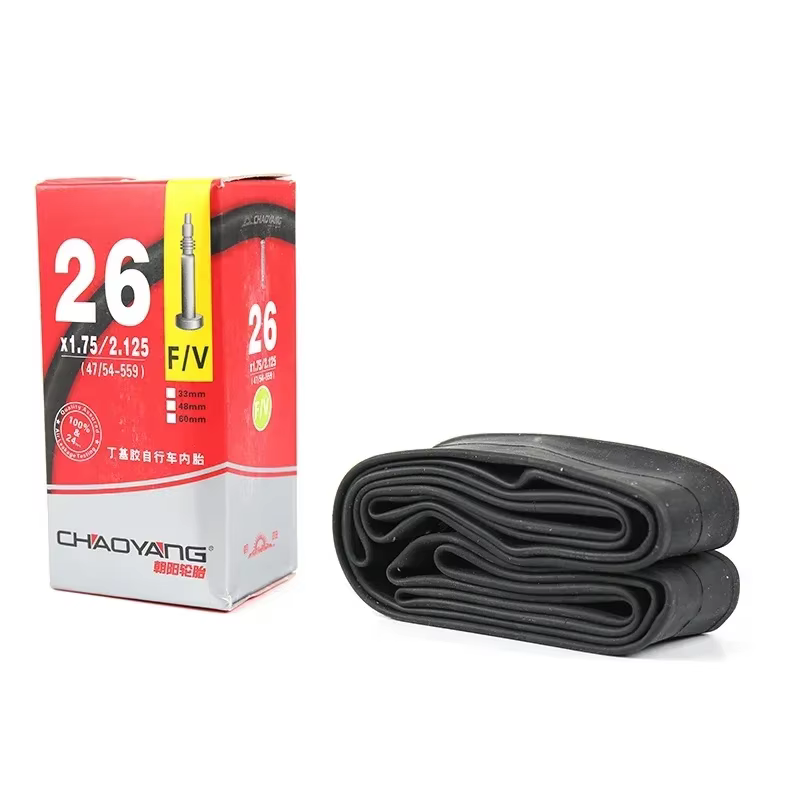 CHAOYANG Tube de vélo vtt 26 27.5 29 pouces 1.75-2.1/2.35 FV 33mm 48mm pneu intérieur