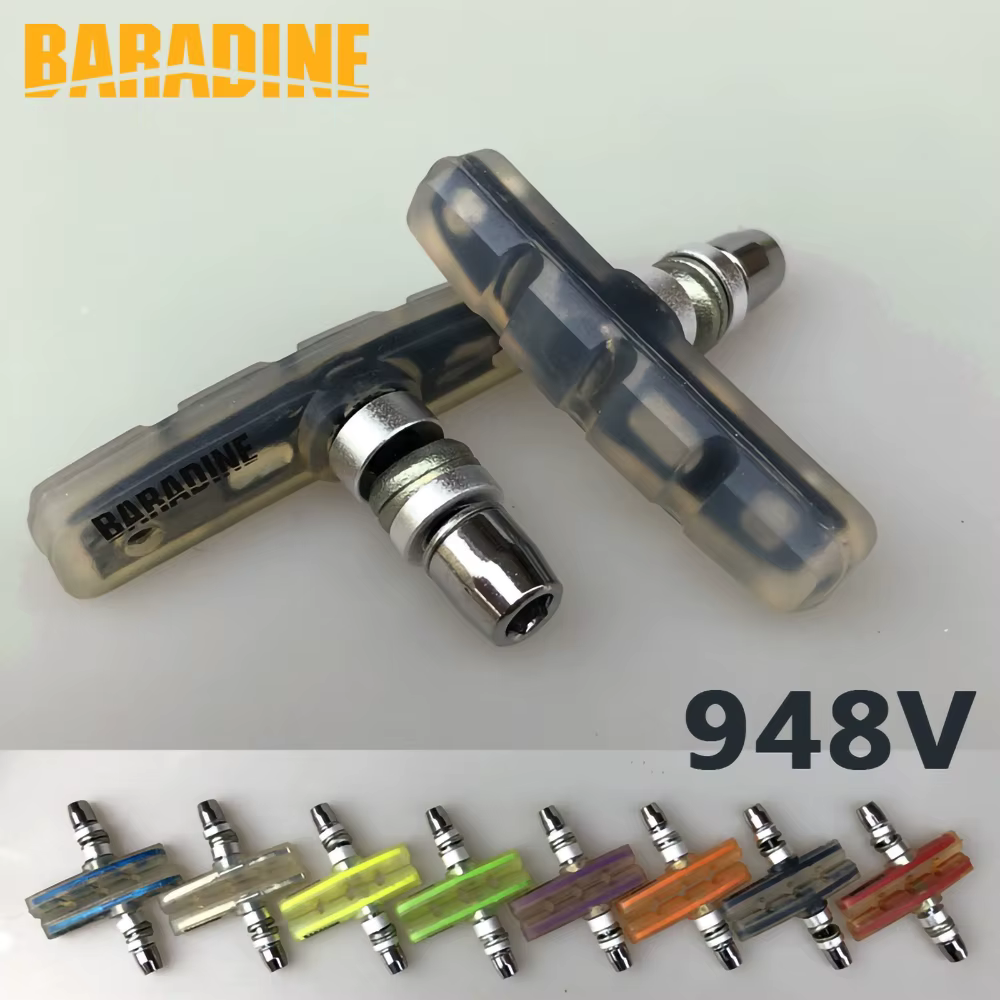 Baradine 948V vtt vélo v-brake chaussures Transparent 60mm plaquettes blocs de frein