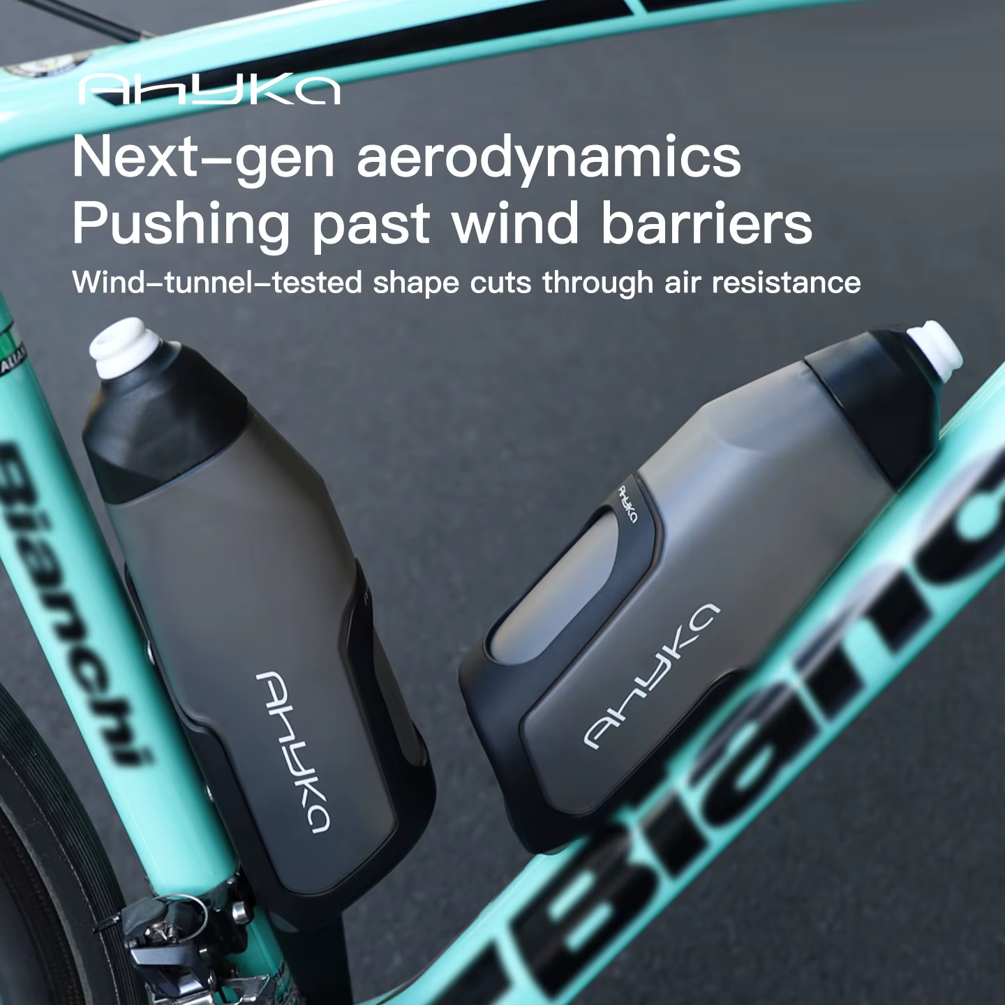 Ensemble de bouteilles d'eau de cyclisme aérodynamique bouteille