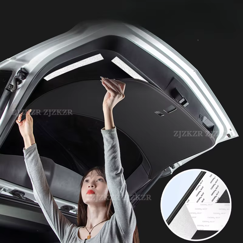 Protection de porte de coffre arrière en cuir pour Renault Koleos Kadjar, tampon de Protection Anti-salissure et étanche, accessoires d'intérieur de voiture