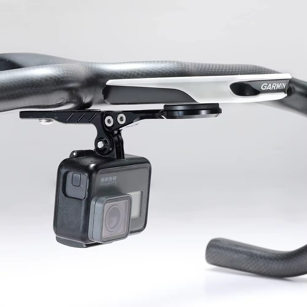 Support de guidon de vélo en alliage d'aluminium à angle réglable pour ordinateur