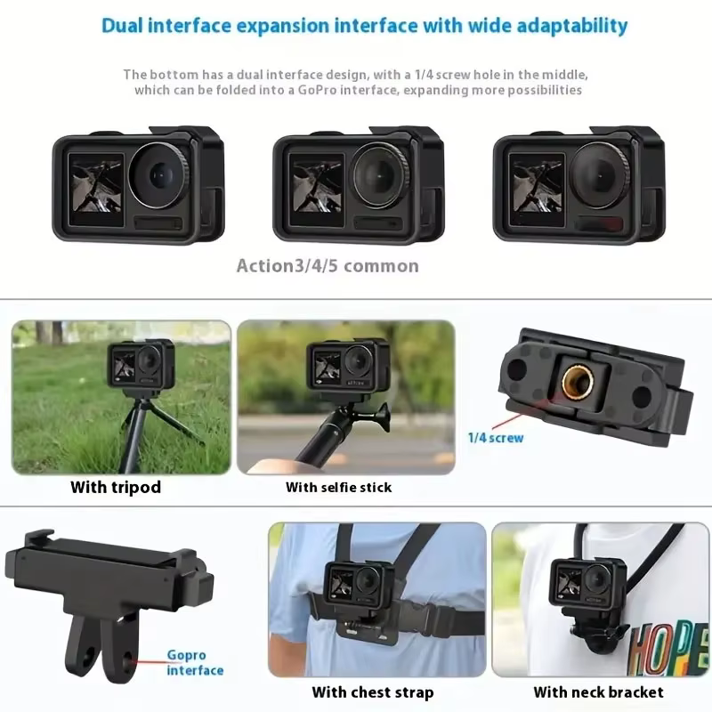 Pour accessoire de support à dégagement rapide DJI OSMO Action 5 pro