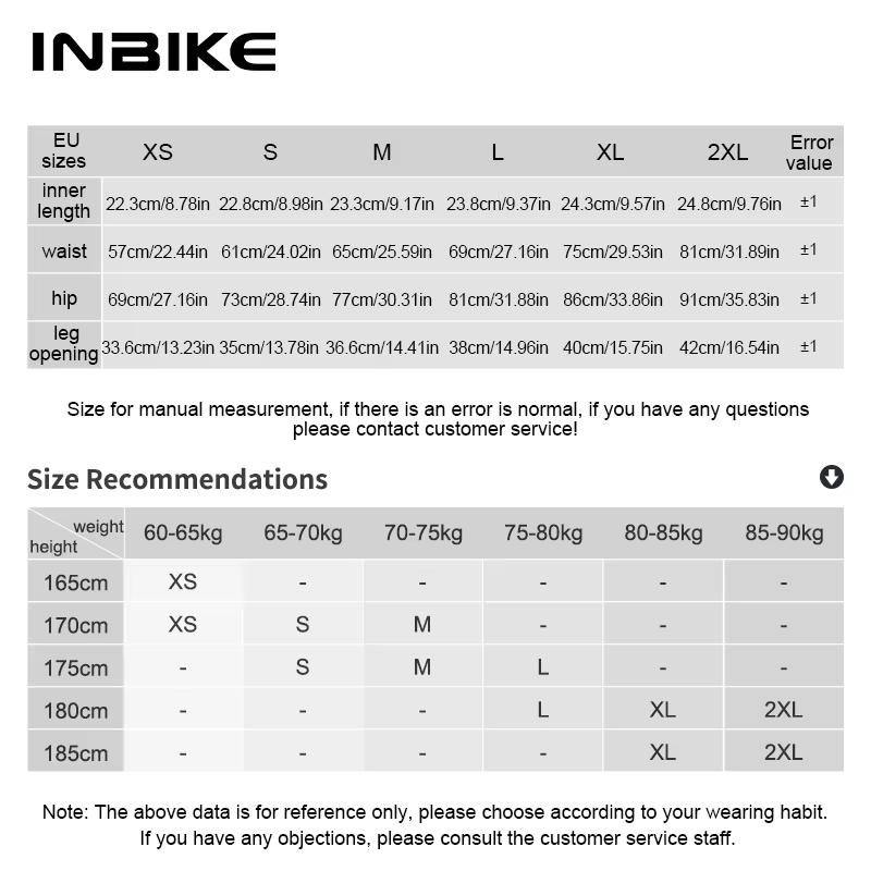 INBIKE hommes cyclisme cuissard 3D rembourré vtt vélo Shorts pantalon homme route