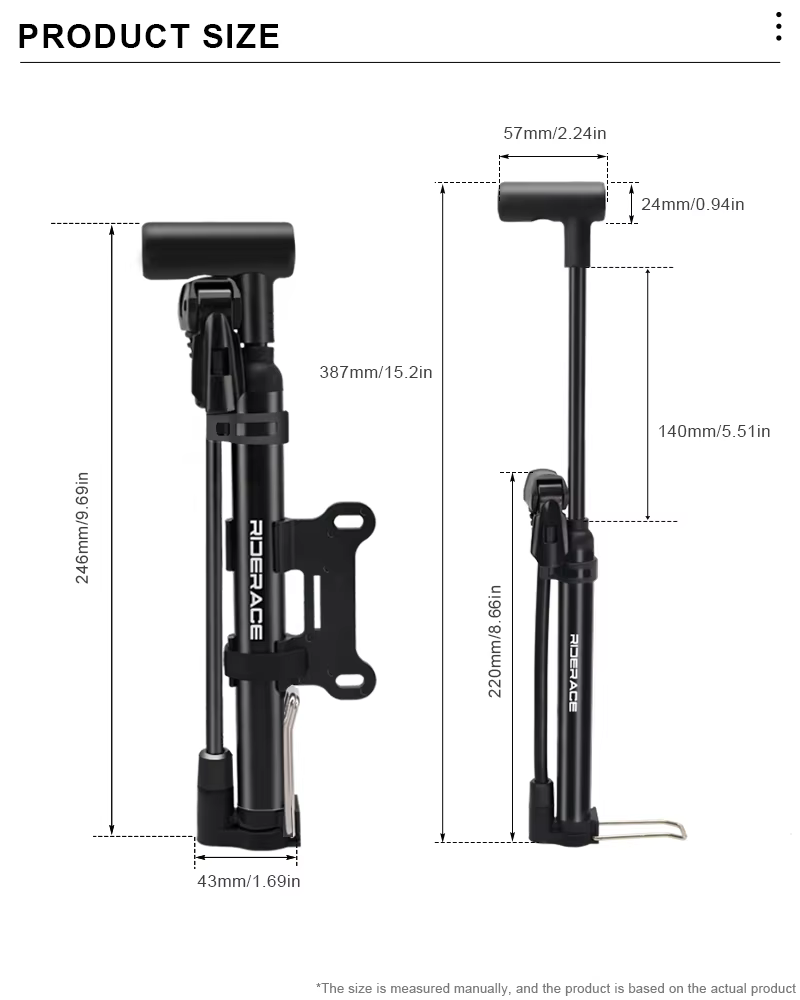 Pompe à vélo RIDERACE