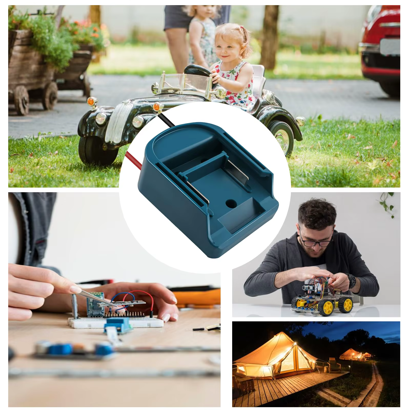 Convertisseur adaptateur de batterie externe pour batterie MT Makita 14V/18V, boîte à outils électriques, Kit d'accessoires, Extension électrique, nouveauté