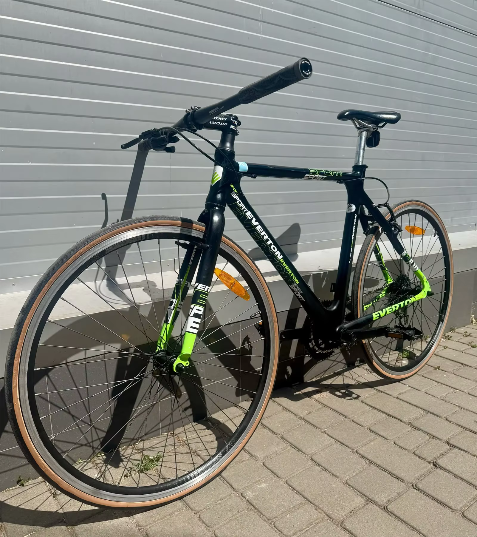 Pneus de vélo de route 700C haute performance-60TPI résistant aux crevaisons et pliable noir/jaune