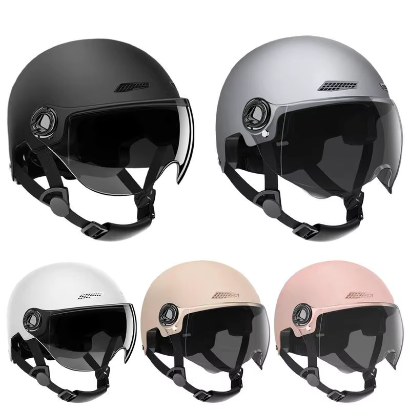 Casque de moto Style Jet casques de vélo pour hommes femmes adulte