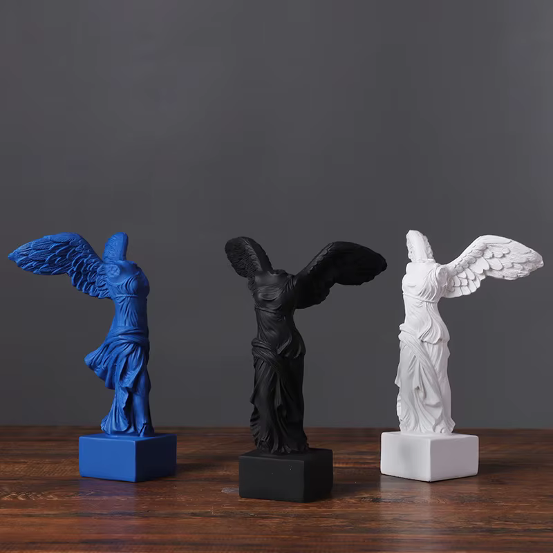 Figurines décoratives d'ange sans tête de style gothique, décoration de bureau, accessoires pour la maison, adornos créatifs nordiques para casa, salon