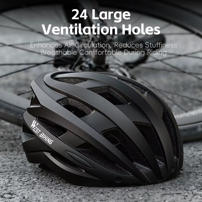 Casque de vélo extra large WEST BIKING pour tour de tête de 62-65 cm