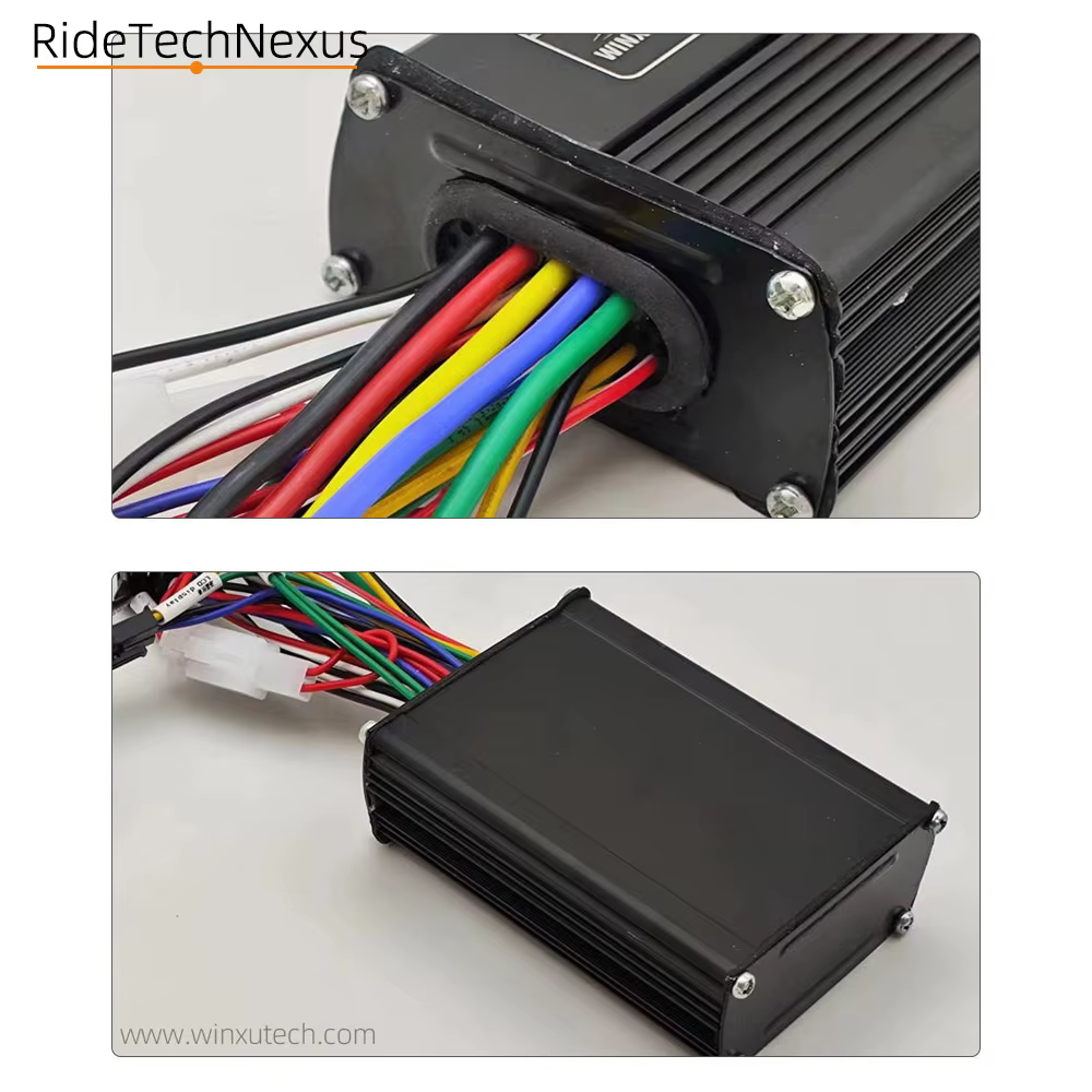 Contrôleur de moteur sans balais à onde sinusoïdale 36V 48V 60V 25A 500W 750W pour vélo électrique