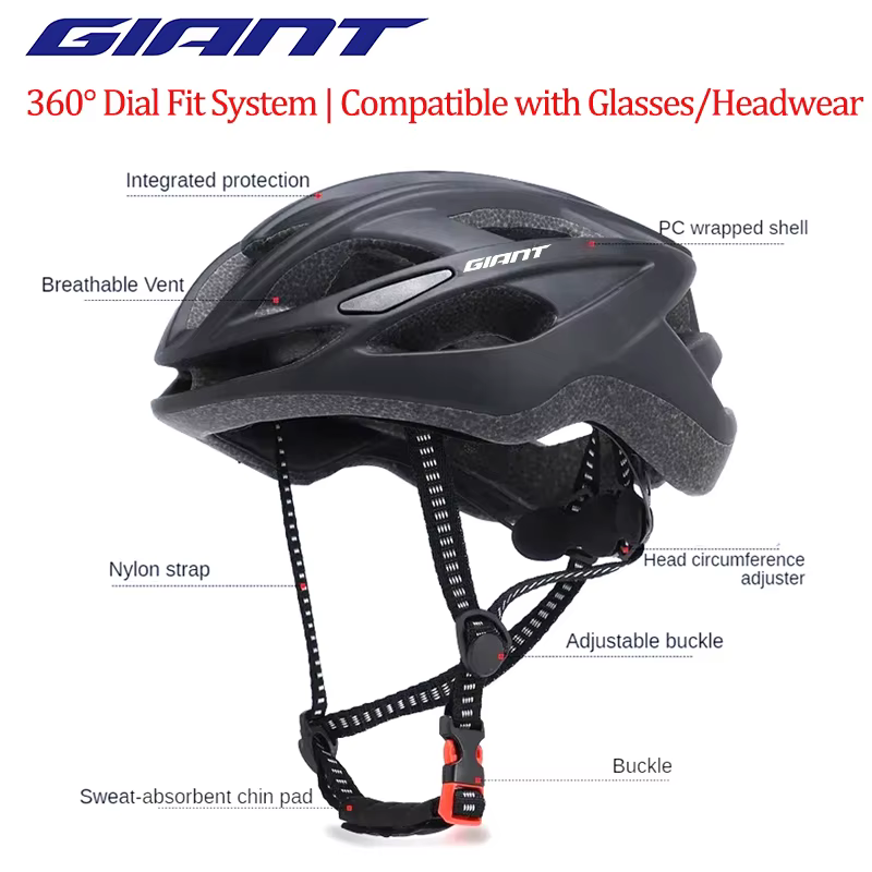 Casque de cyclisme ultraléger géant 18 trous d'aération