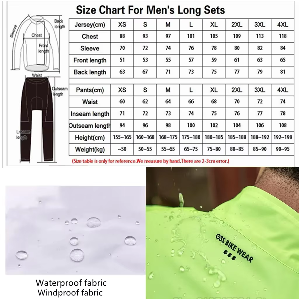 Veste de cyclisme à manches longues
