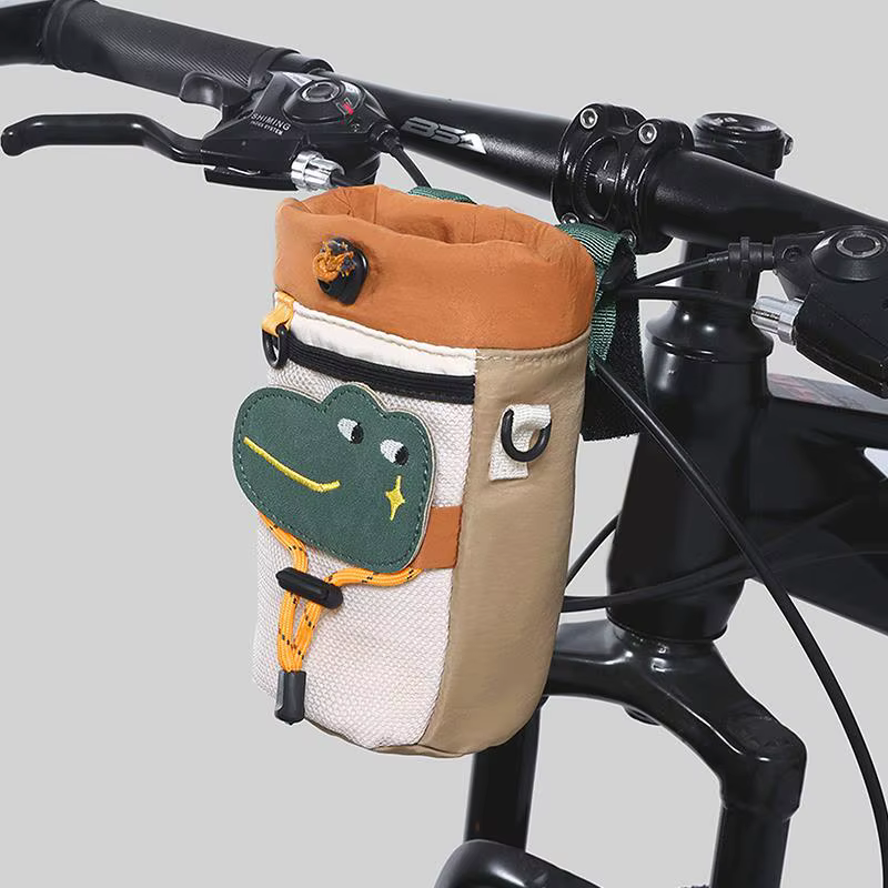 Panier avant de vélo mignon de style dessin animé