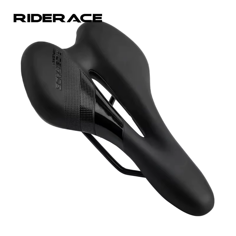 Selle de vélo creuse en cuir PU pour hommes et femmes