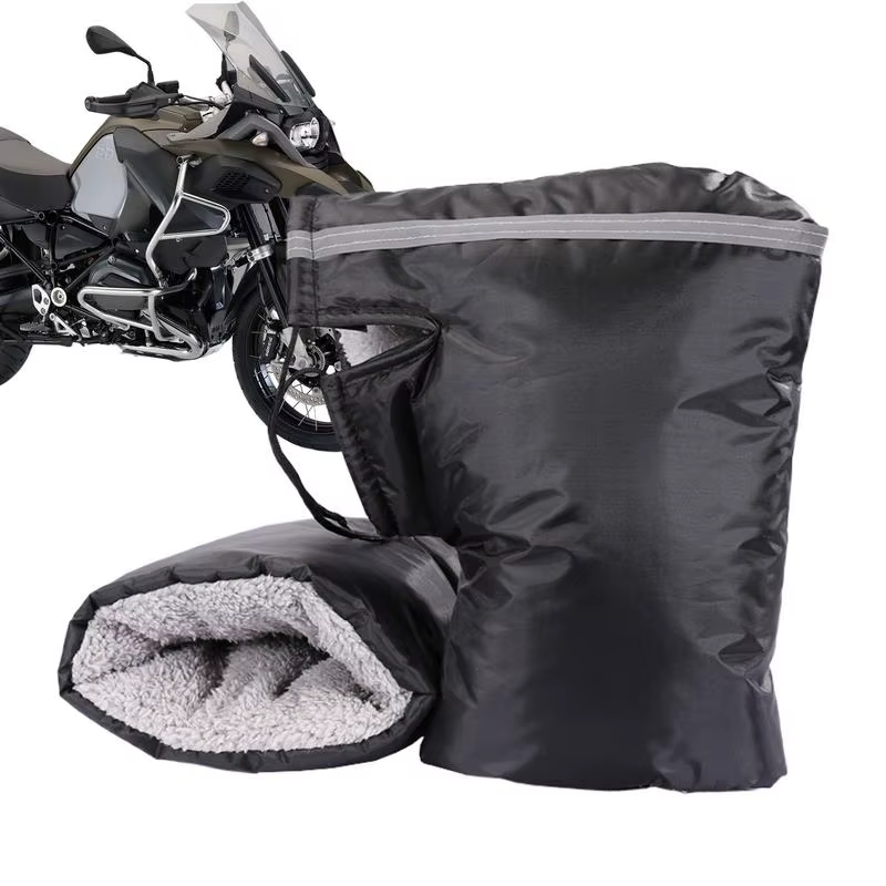 Gants de guidon de moto coupe-vent chauds