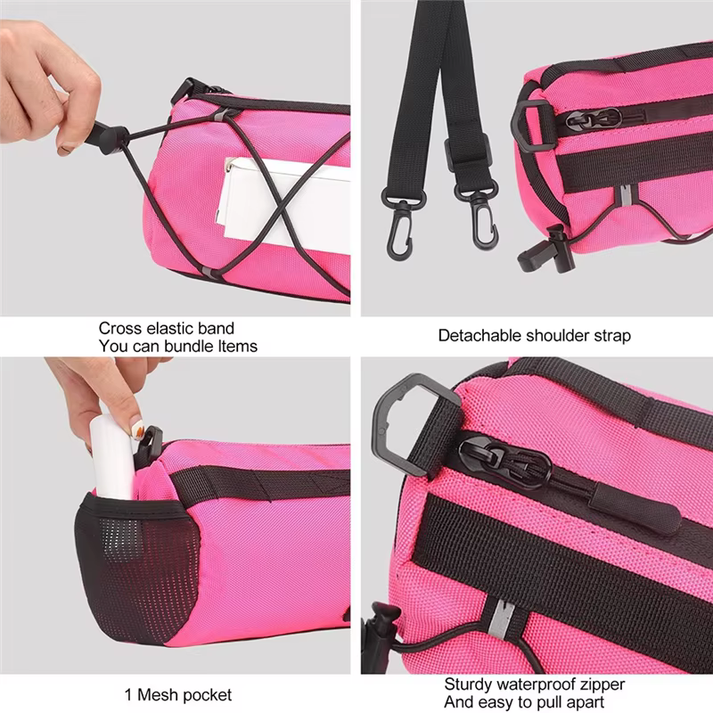 Sac de guidon de vélo adapté à la route VTT équitation sac avant polyvalent Portable