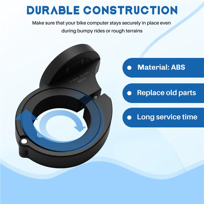 Support de fixation pour ordinateur de vélo ABHT-Out, support de fixation pour phares avant de vélo, support de guidon, support d'ordinateur de vélo